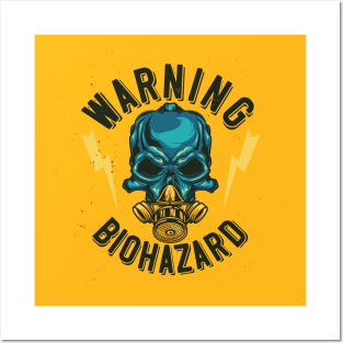 Warning Biohazard Posters and Art